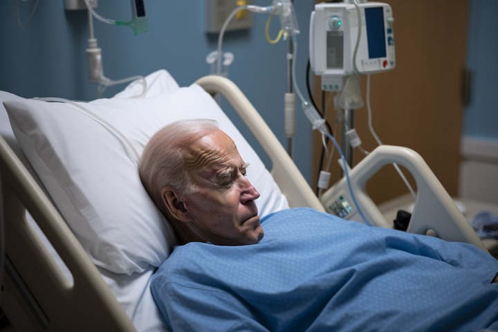 Comatose Biden Enters 2024 Race, Polls Higher Than Awake Candidates